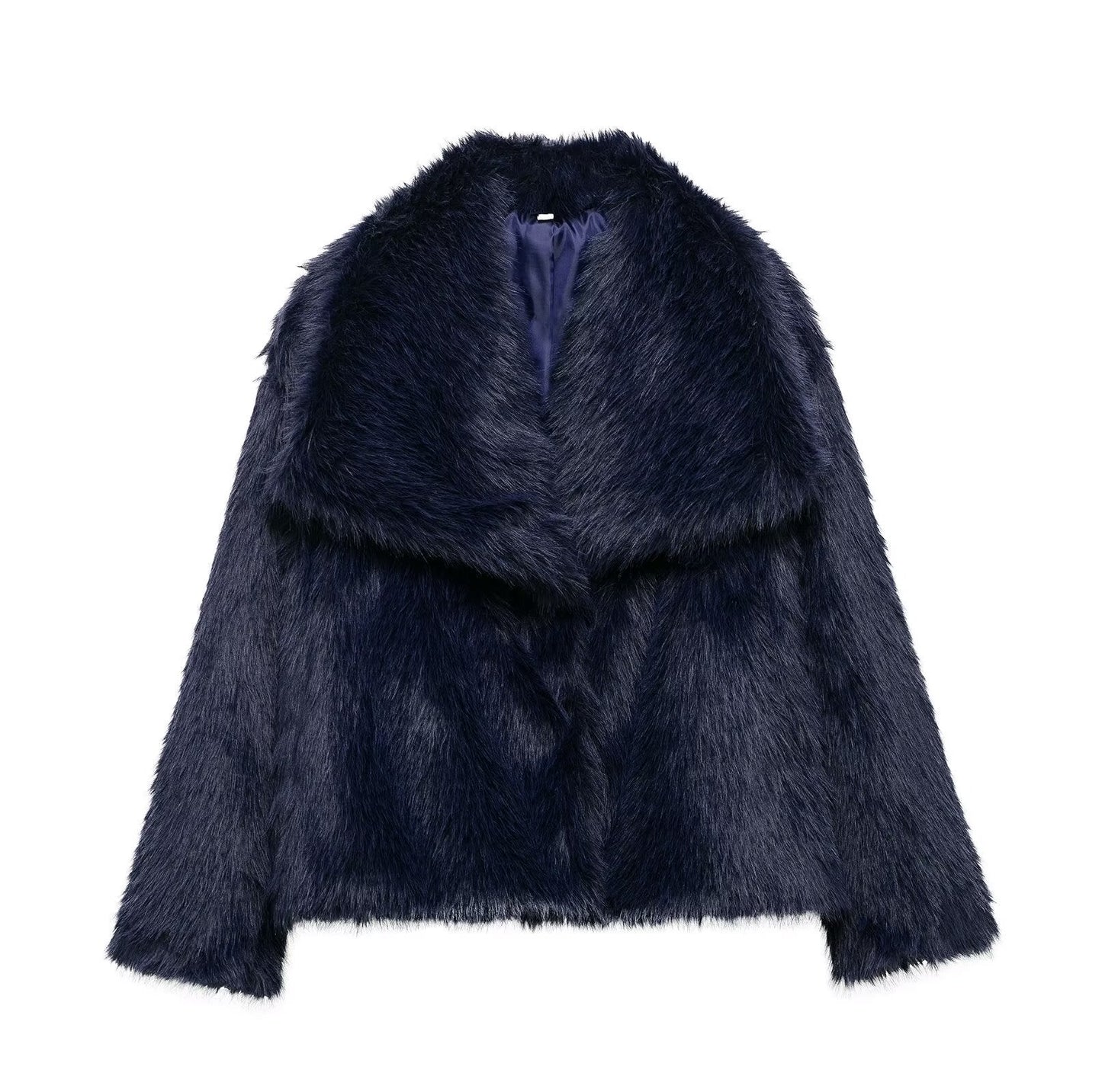 Women's Innovative French Artificial Fur Effect Coats