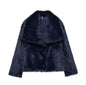 Women's Innovative French Artificial Fur Effect Coats