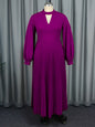 Small Stand Collar Banquet Dress Autumn Skirts