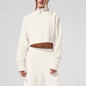 Women's Half Turtleneck Fashion Casual Loose Knitted Suits