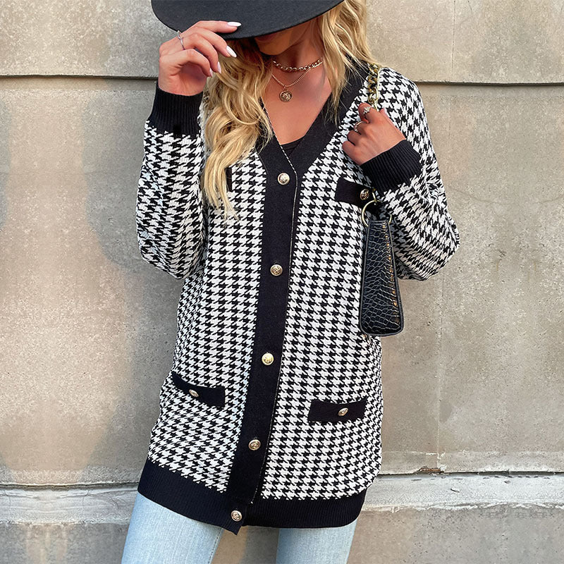 Women's Vintage Knitted Fashion Wear Mid-length For Sweaters