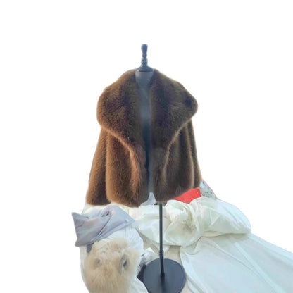 Women's Fur Clothes Fashion Imitation Fox Lapel Coats