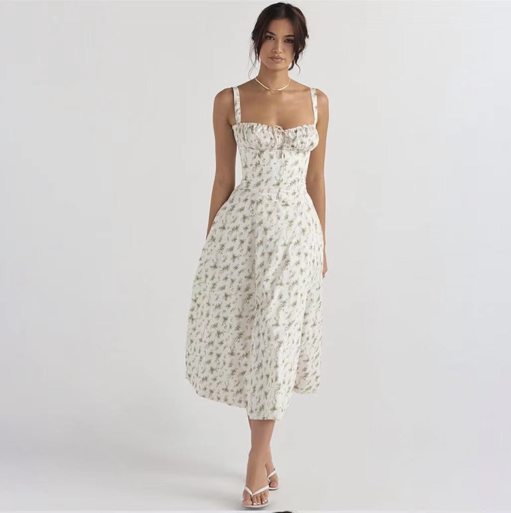 Brazilian Hot Low-cut Sexy Digital Printing Dresses