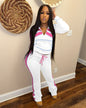 Women's Sports Leisure Color Matching Slimming Long Suits