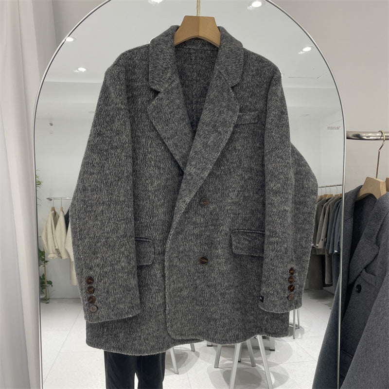 Double-sided Wool Overcoat Female Temperament Korean Coats