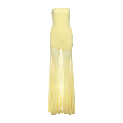Women's Slim Fit High Waist Fashion Tube Dresses