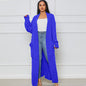 Women's Lazy Fashion Solid Color Long Twist Dresses