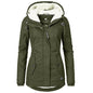 Women's Veet Padded Lamb Wool Parka For Coats