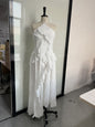 Women's Summer Sexy Halter Ruffled Dress Long Dresses