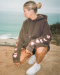Women's Warm Embroidered Letter Trendy Hooded Sweaters