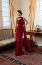 Women's Satin Dress Fishtail Banquet Slimming Elegant Dresses