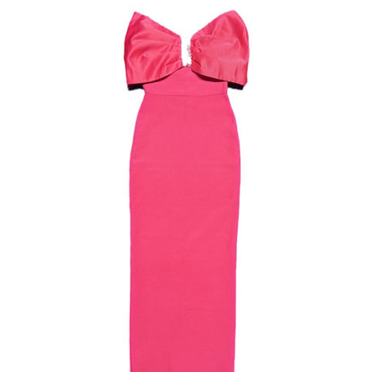 Halter Bottoming Dress Rhinestone Elegant Graceful Dresses
