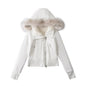 Head Hooded Environmental Protection Fur Collar Sweaters