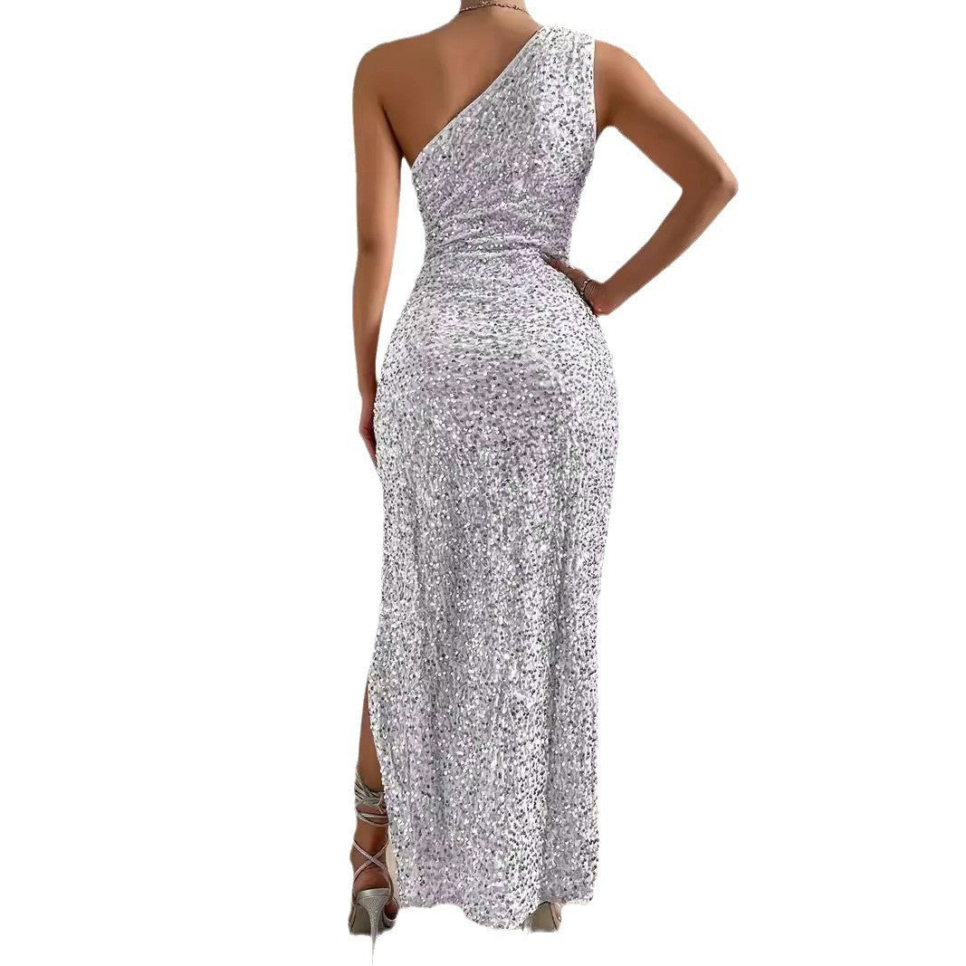 Digital Printing Large Swing Elegant Floral Slim Dresses