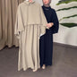 Loose Leisure Shawl Gown Dress Two-piece Shorts