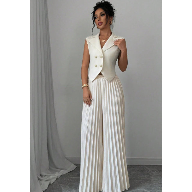 Women's Durable Stylish Beautiful Fashion Pleated Suits