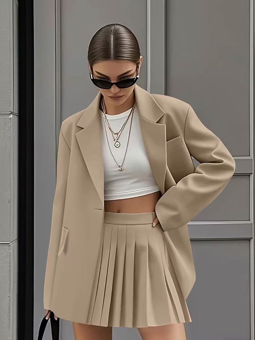 Women's Pretty Popular Fashion Leisure Pleated Skirts