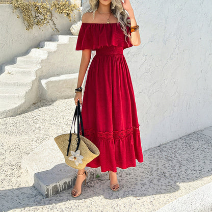 Women's Durable Holiday Casual Waist Dress Dresses