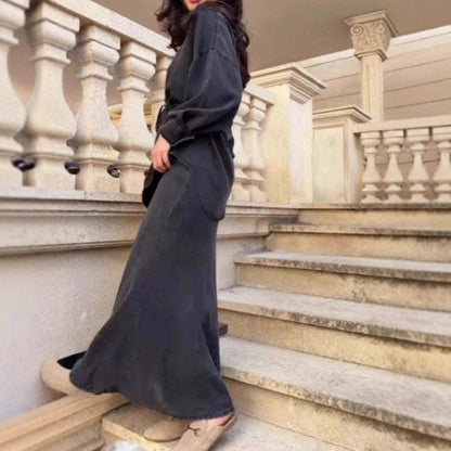 Popular Slouchy Stylish Autumn Temperament Shirt Suits