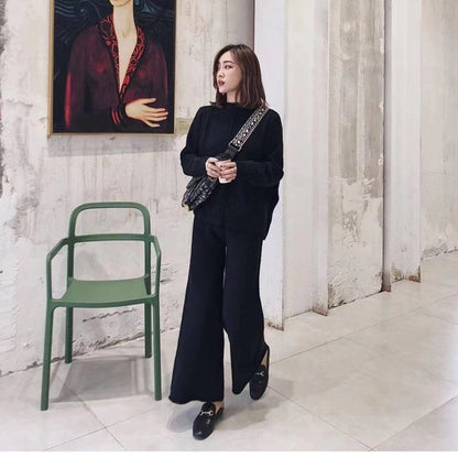 Women's Fashion Set Retro Style Fashionable Split Suits