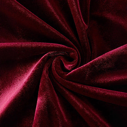 Light Luxury Dress Wine Red Veet Dresses