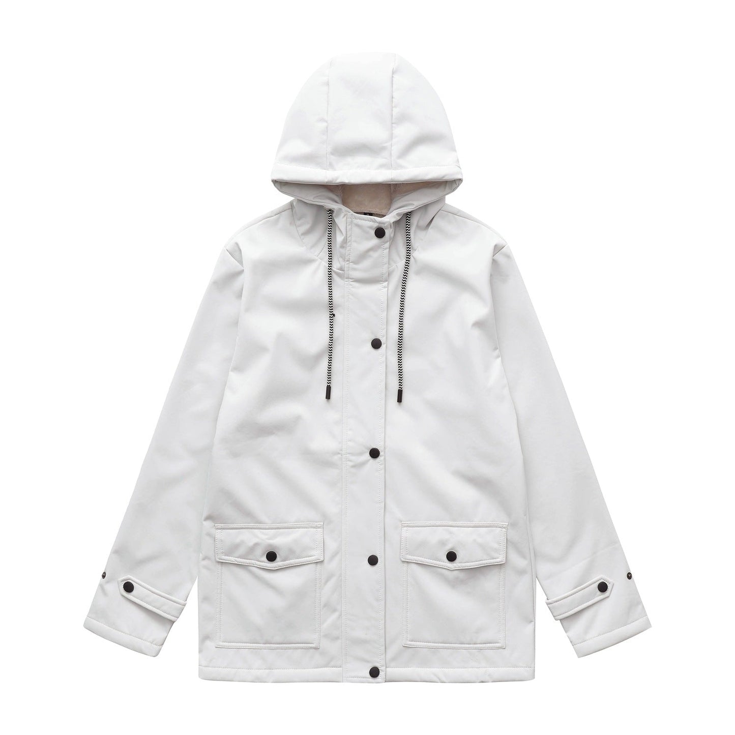 Women's Anorak Composite Fleece-lined Waterproof Long Sleeve Coats