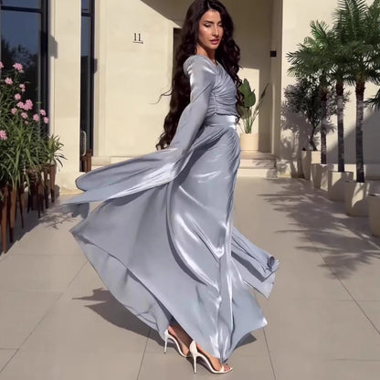 Women's Summer Elegant Retro Long Sleeve Dress Dresses