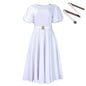 Women's Summer Sleeve High Waist Large Mid-length Dresses