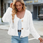 Women's Solid Color Thick Needle Loose Soft Glutinous Sweaters
