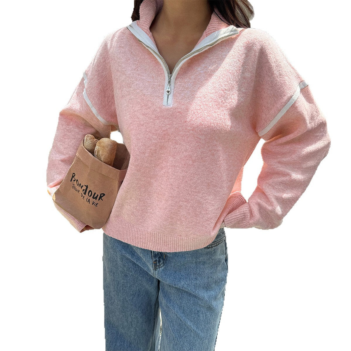 Women's Casual Simple Solid Color Long Sleeve Sweaters
