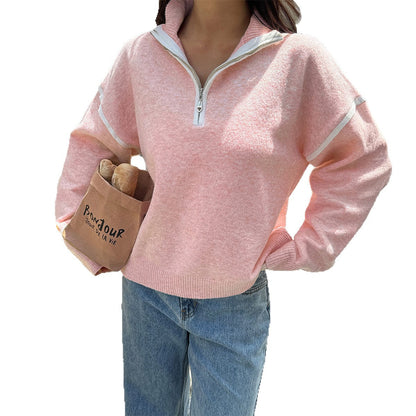 Women's Casual Simple Solid Color Long Sleeve Sweaters