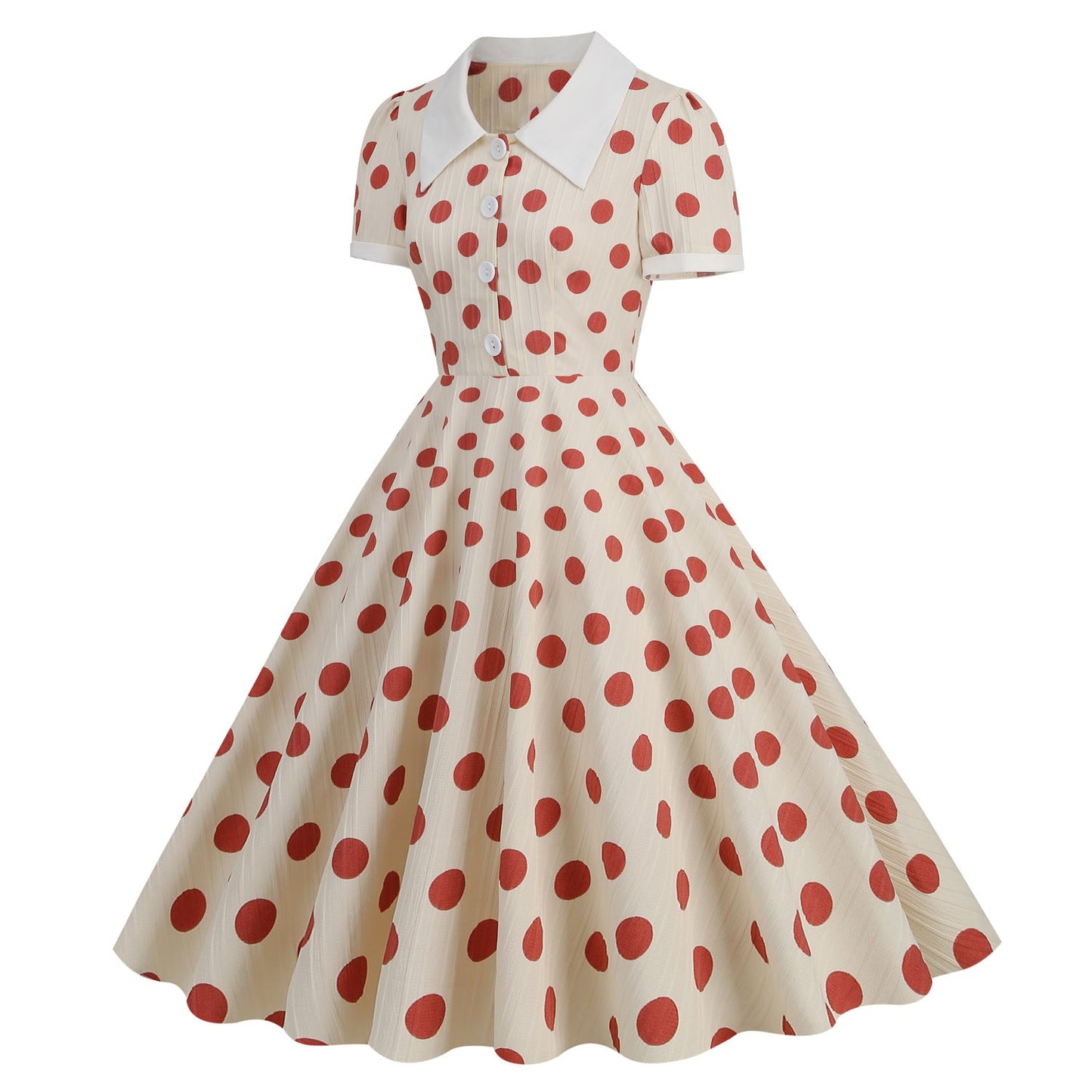 Retro Graphy Date Commuting Elegant Sisters Party Picnic Outing Dresses
