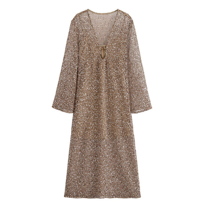 Women's Early Spring Sequined Decorative Sexy Fashion Dresses