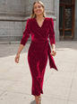 Women's Dress French Style Design Elegant Long Sleeve Dresses