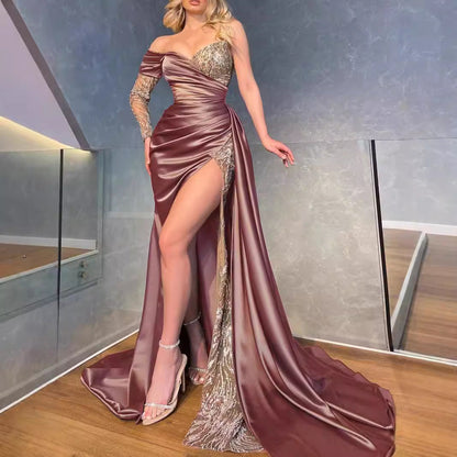Women's Lace Swing Sexy Dress Trailing Banquet Dresses