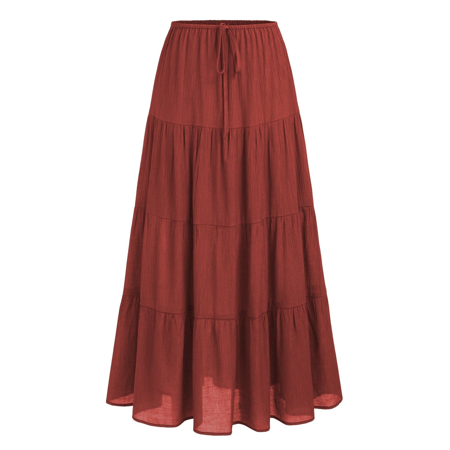 Women's Waist Elastic Large Swing Loose Patchwork Skirts
