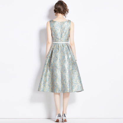 Women's Light Luxury High-grade Hepburn Style Temperament Long Dress Skirts