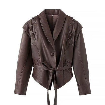 Women's New Street Design Retro Leather Jackets