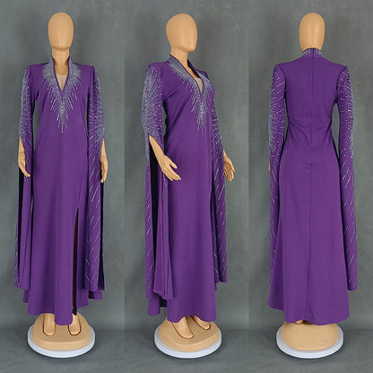Women's Light Luxury Fashion Dress Rhinestone Style Dresses