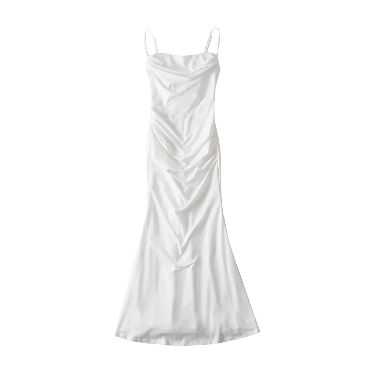 Three-dimensional Fishbone Sexy Fishtail Atmosphere Slimming Dresses