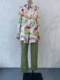 Women's Summer Printed Slim Two-piece Set Fashion Suits