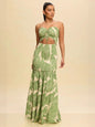 Women's Fashion Wear Printed Tube Cinched Dress Dresses