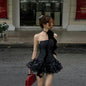 Women's Solid Color High Waist Fashion Tube Dresses