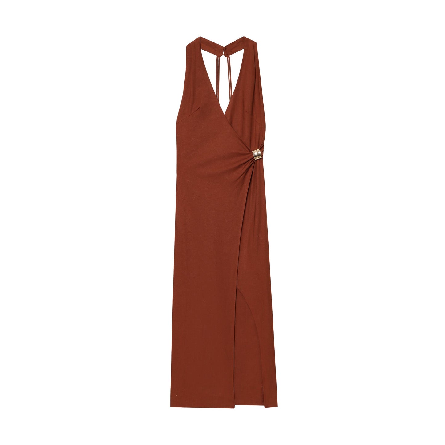 Summer Fashion Sexy Temperament Gold Inlaid Dresses