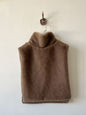 Warm Mink Fur Turtleneck Street Fashion Coats