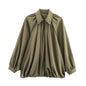 Women's Summer Street Fashion Loose Tent Blouses