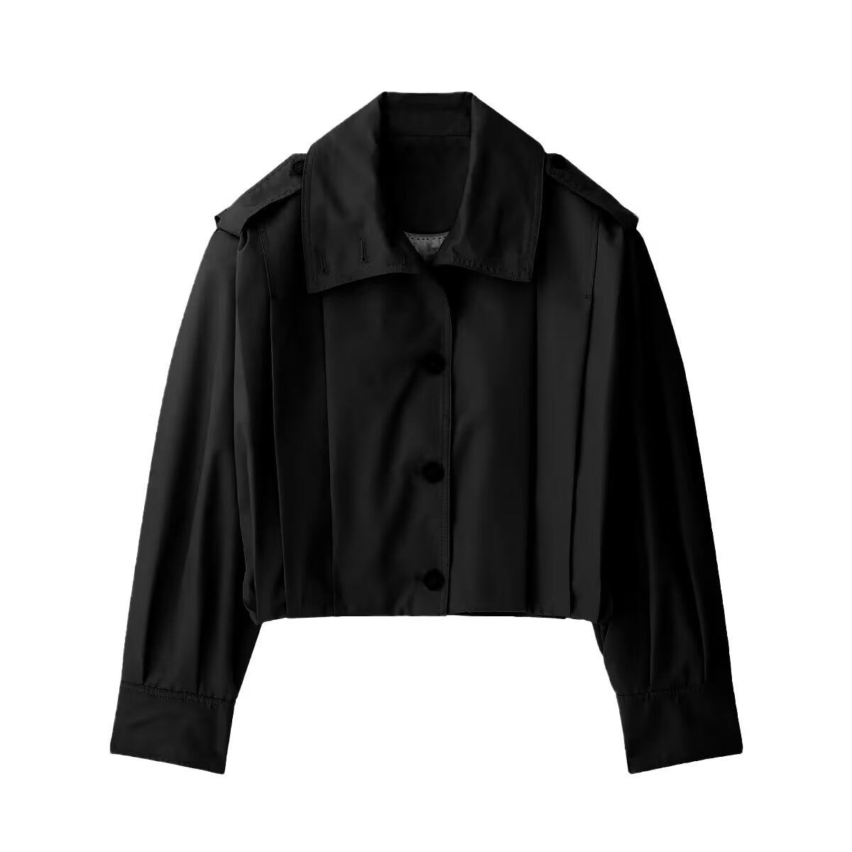 Women's Autumn Street Fashion Personality Pleated Coats