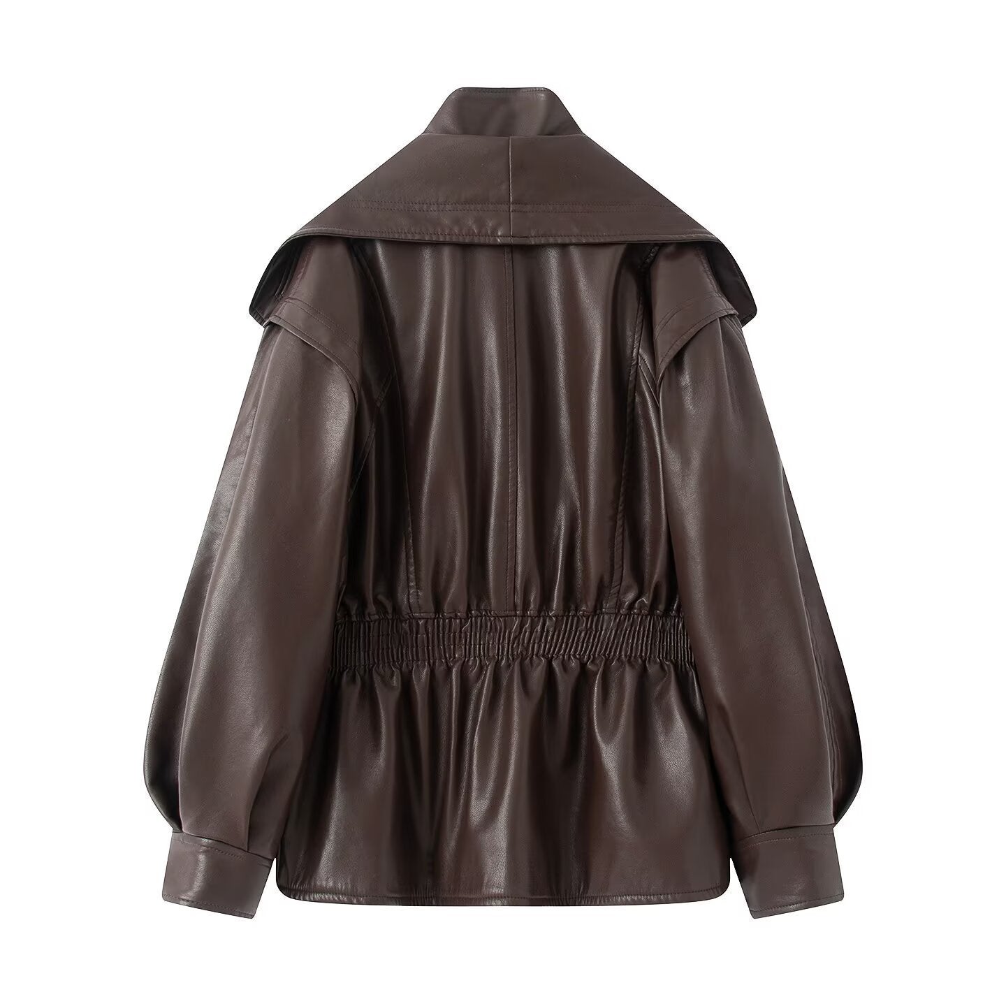 Women's Retro Distressed Fashion Wash Style Imitation Jackets