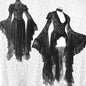 Women's Vintage Court Style Lace Embroidery Sexy Patchwork Antique Dresses