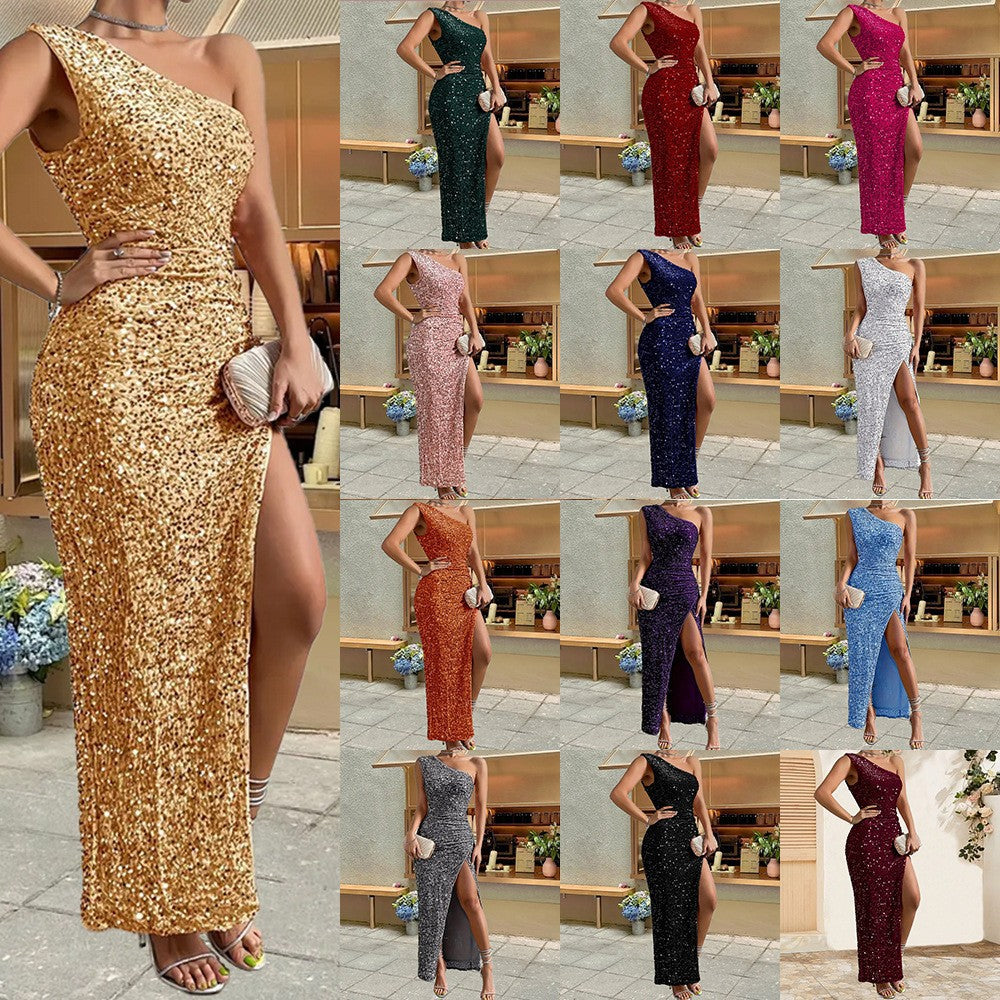 Digital Printing Large Swing Elegant Floral Slim Dresses
